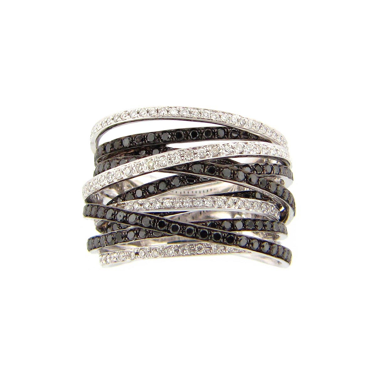Dilamani Jewelry | Black & White Diamond Ring