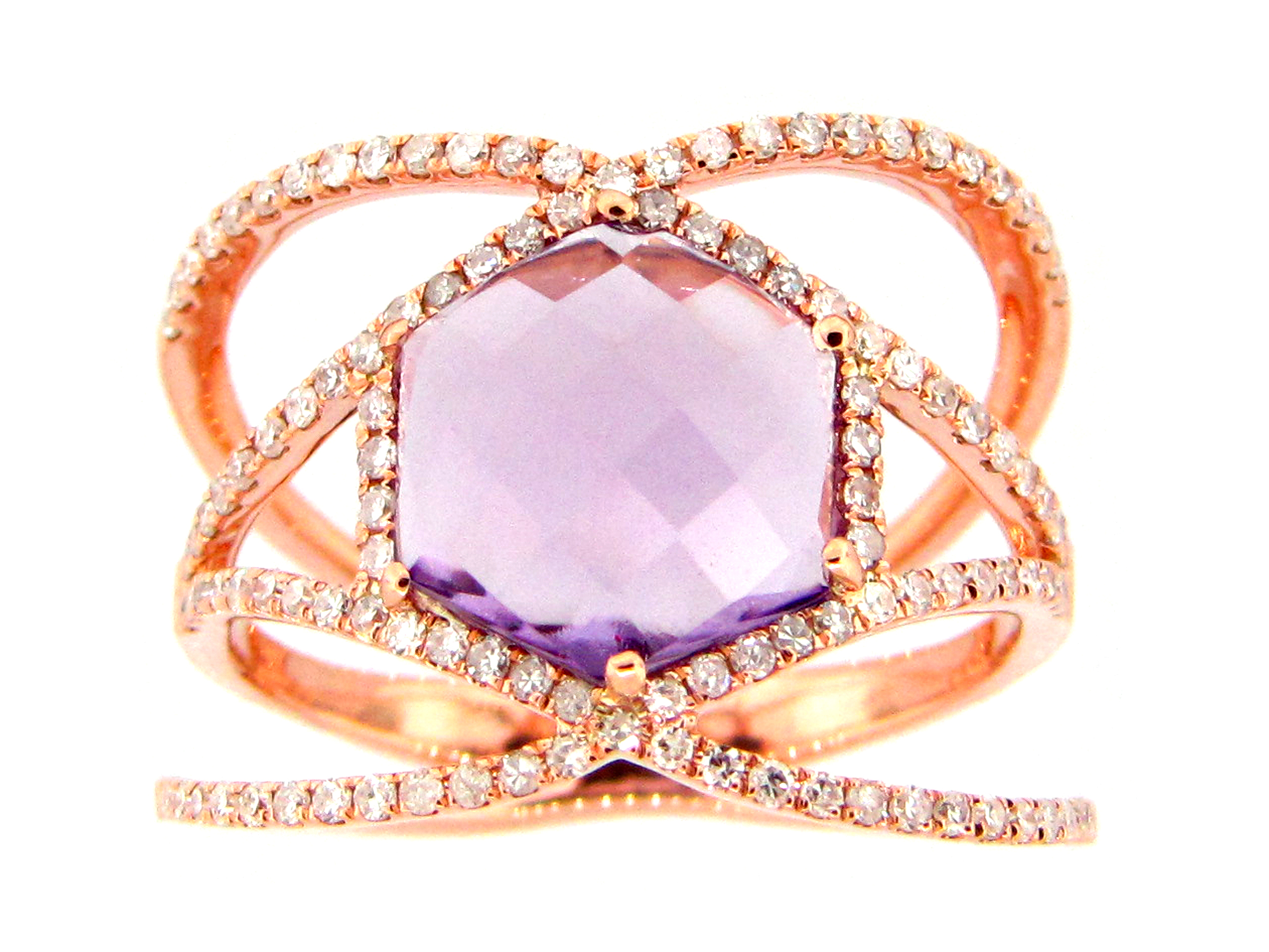 Amethyst & Diamond Ring Amethyst & Diamond Ring