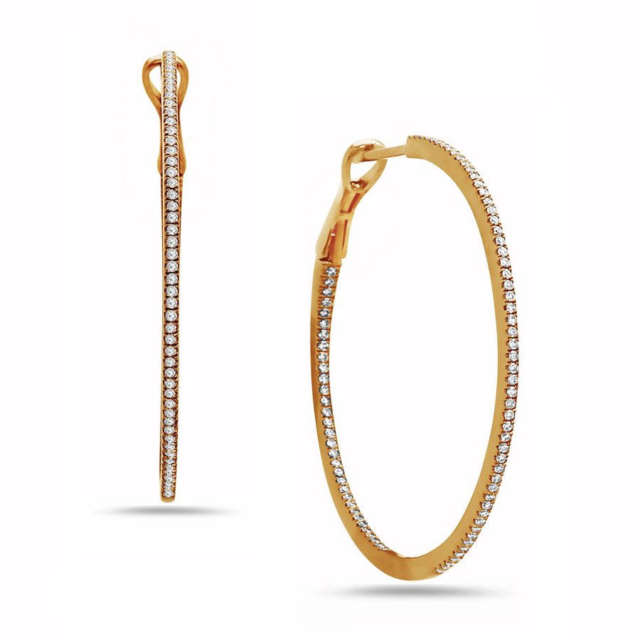 Dilamani Jewelry Diamond Hoop Earring