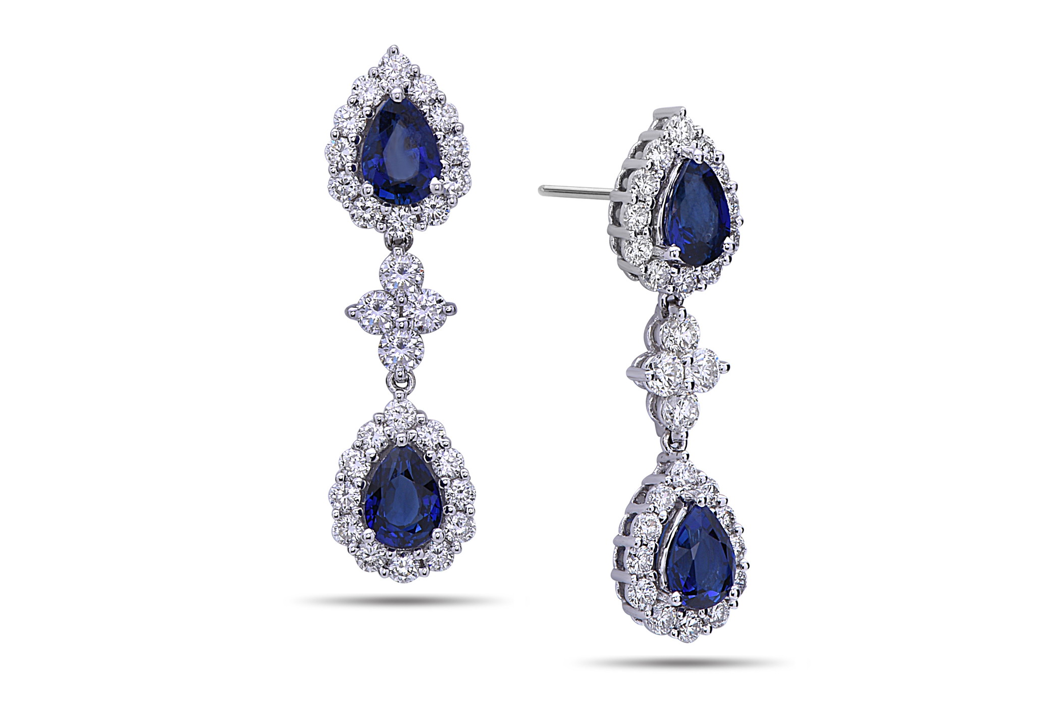 Dilamani Jewelry | Sapphire and Diamond Earring