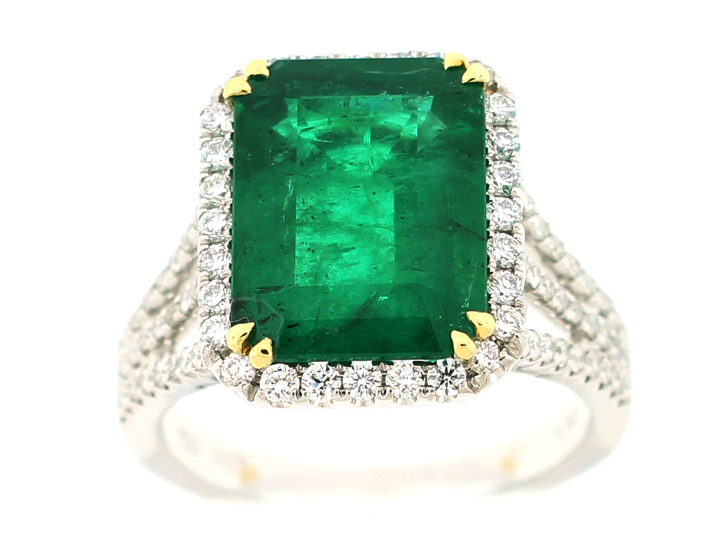 Emerald & Diamond RIng
