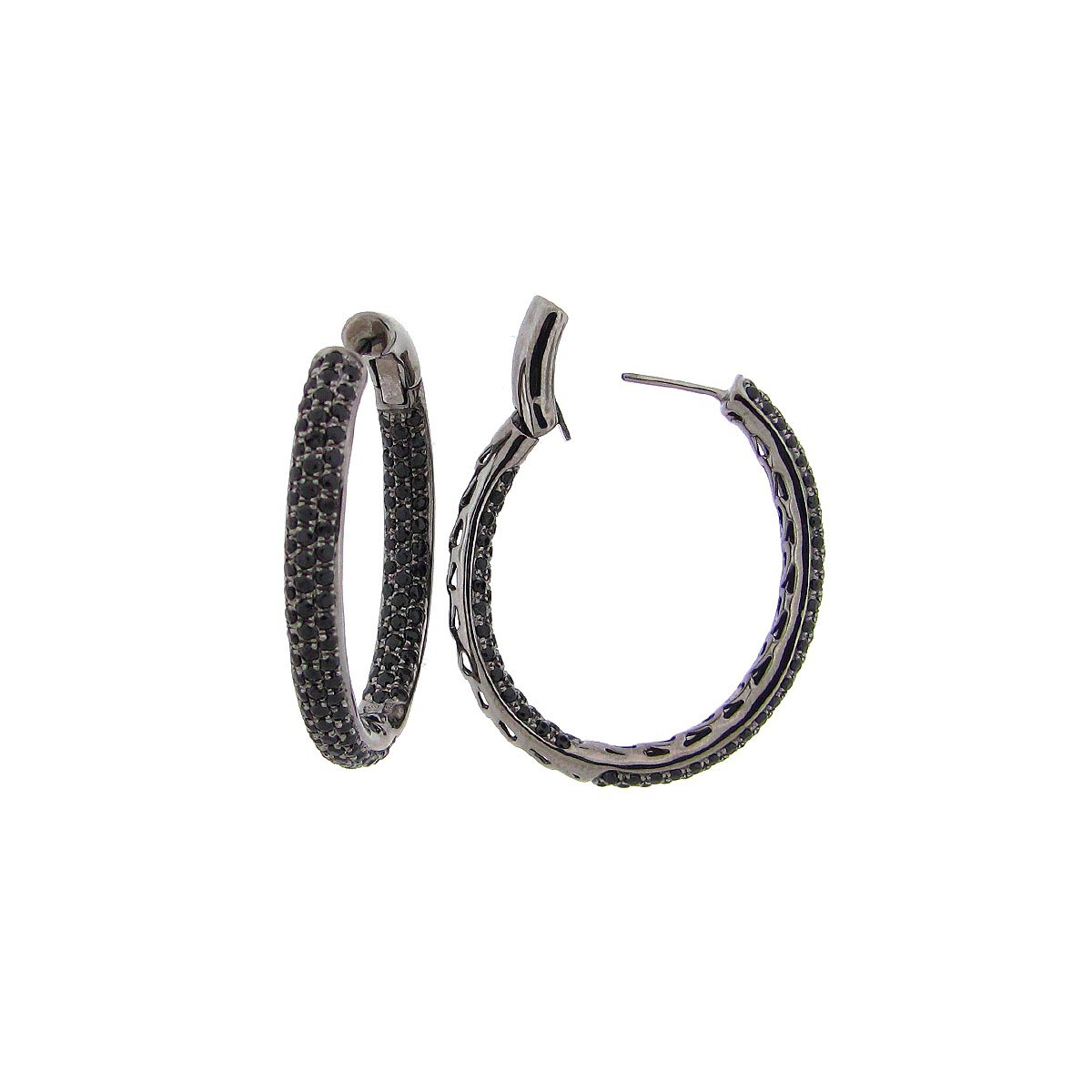 Dilamani Jewelry | Black Spinel Earring