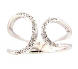 Diamond Asymmetrical Ring
