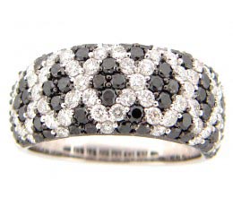 Black & White Diamond Ring