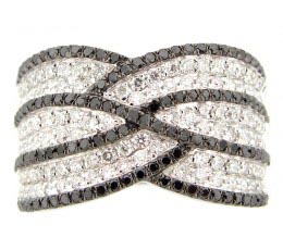 Black & White Diamond Ring
