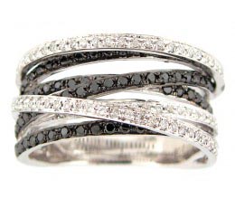 Black & White Diamond Ring