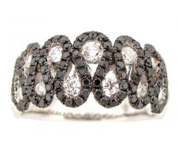 Black & White Diamond Ring