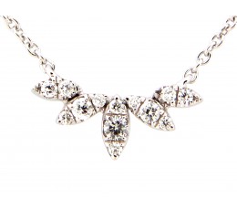 Diamond Array Pendant Necklace