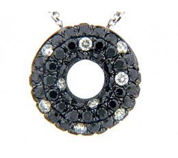 Black & White Diamond Pendant