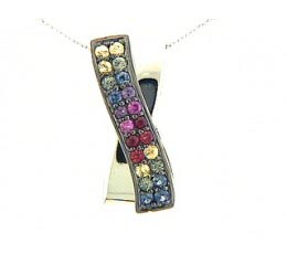 Rainbow Sapphire Pendant