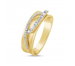 Diamond Saddle Ring