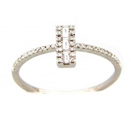 Diamond Bar Ring
