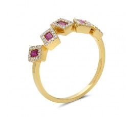Ruby & Diamond Band