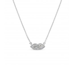 Rose Cut Diamond Pendant Necklace